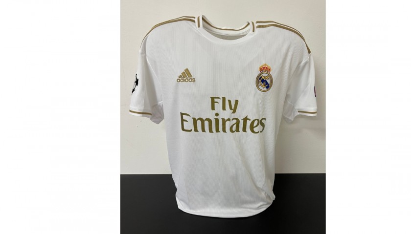 Real Madrid Luka Modric Signed White Adidas Jersey Autographed BAS