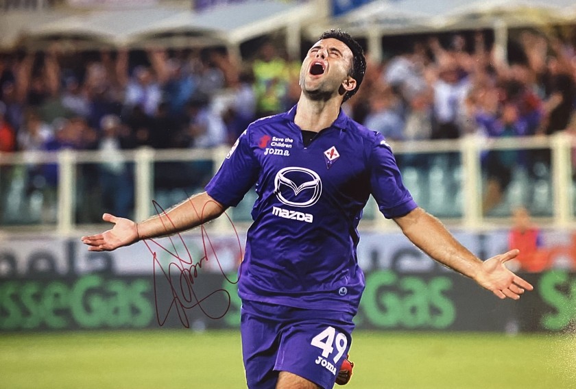 Giuseppe Rossi Signed ACF Fiorentina Picture