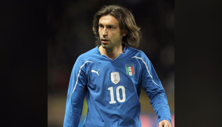 Pirlo's Italy Match Shirt, World Cup 2010