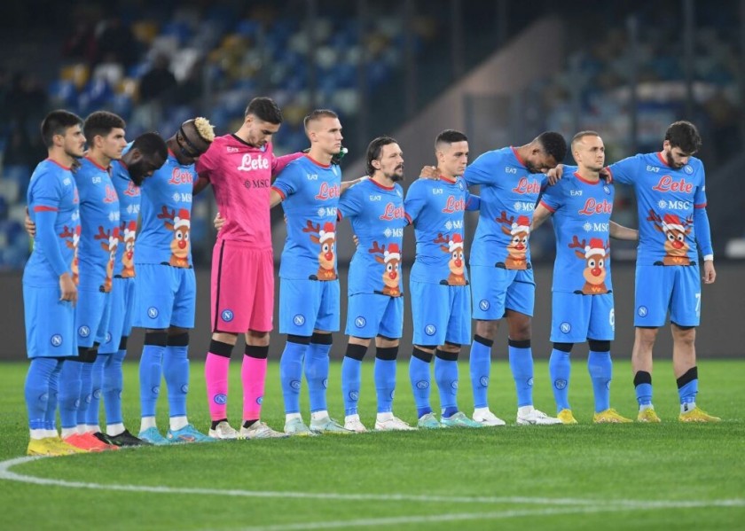Kim's Napoli Match-Issued Shirt, 2022/23 Christmas Edition