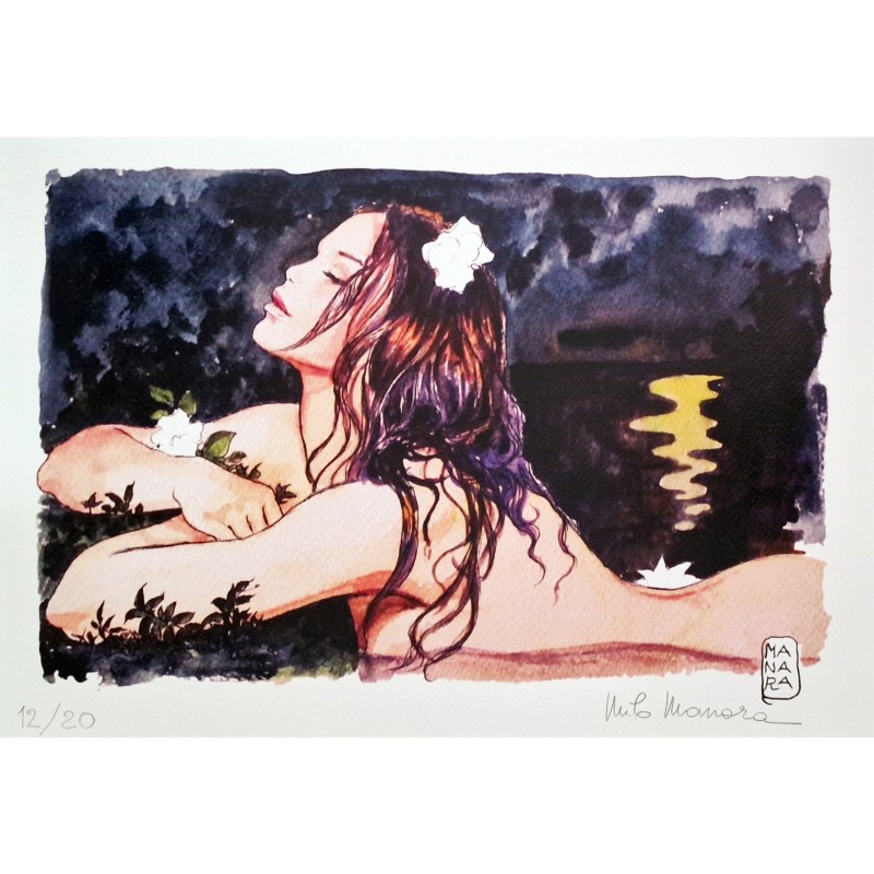 Milo Manara - Limited Edition Print in 20 Copies