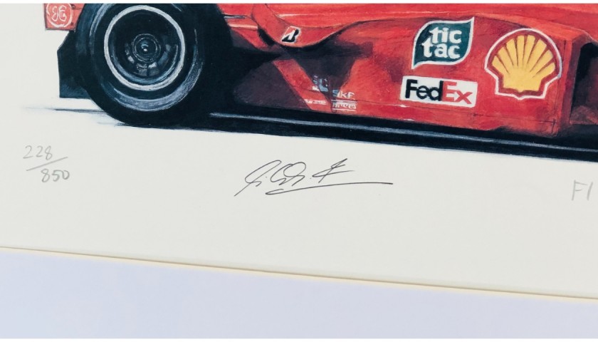 Stampa Formula 1 autografata da Michael Schumacher - CharityStars