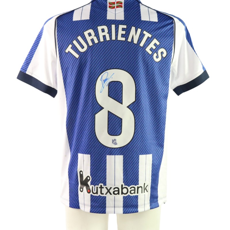 Turrientes' Signed Unwashed Shirt, Real Sociedad vs Atletico Madrid 2026