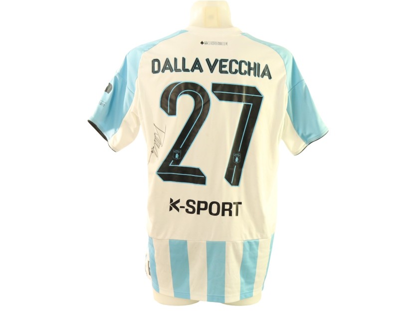 Dalla Vecchia's Signed Unwashed Shirt, Virtus Entella vs Bari 2025