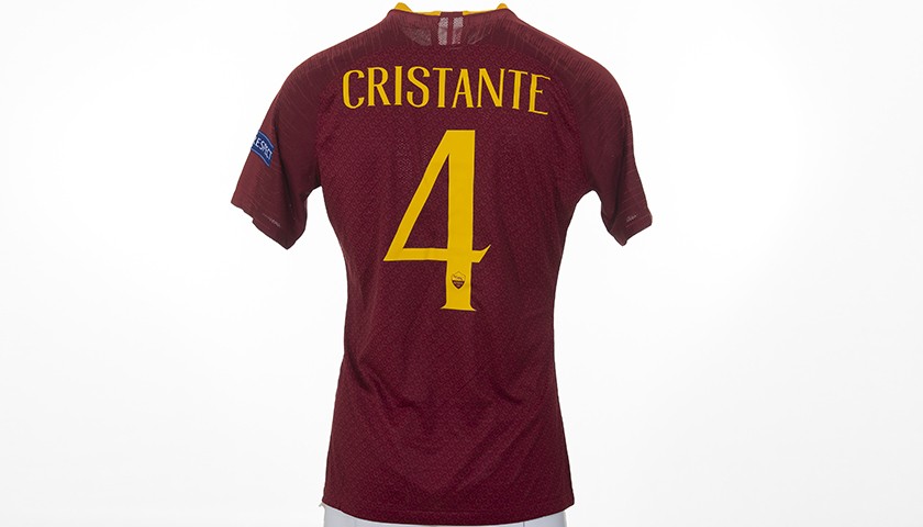 Cristante's Match-Issued Shirt, Porto-Roma CL 18/19