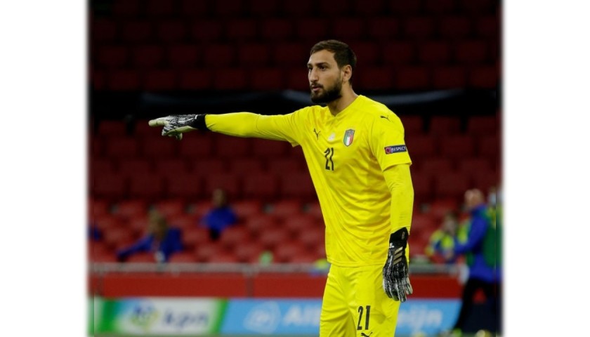 Maglia gara Donnarumma, Olanda-Italia 2020