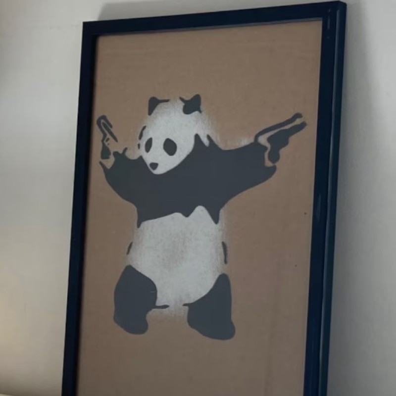 Dismaland Souvenir "Panda With Guns" (after)