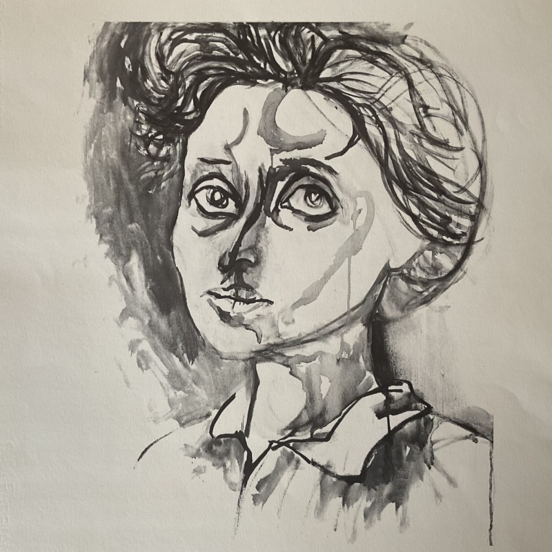 "Rosa Luxemburg" di Renato Guttuso 