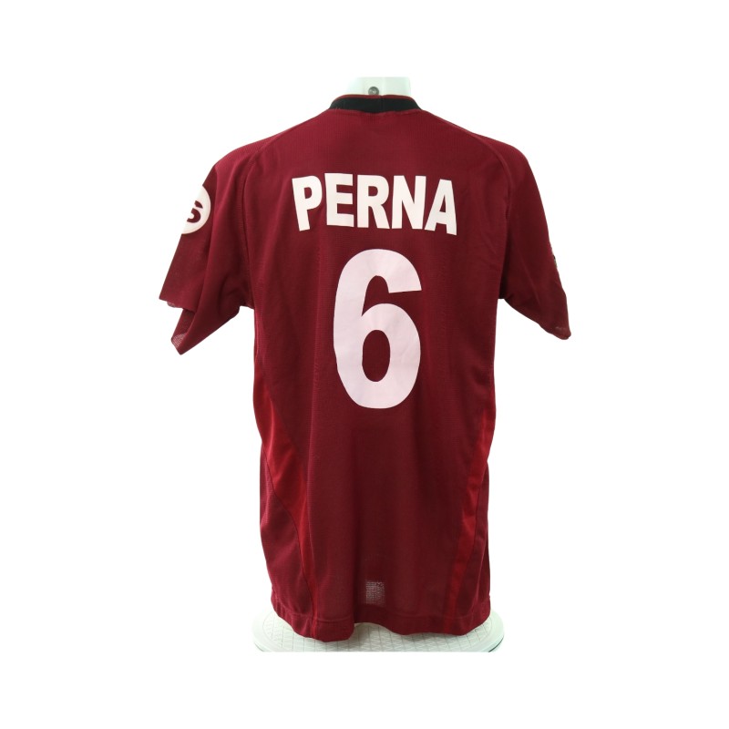 Perna's Salernitana Match-Issued Shirt, 2003/04