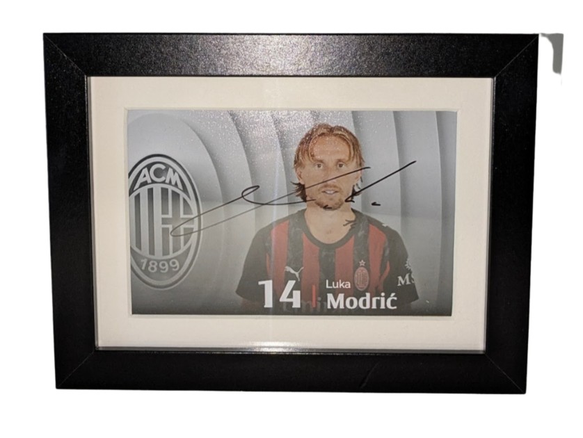 Luka Modric's Signed Photograph