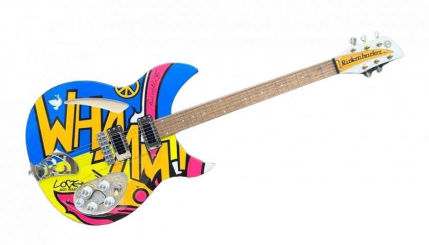 WHAAM Guitar Wall Art – Signed by Paul Weller
