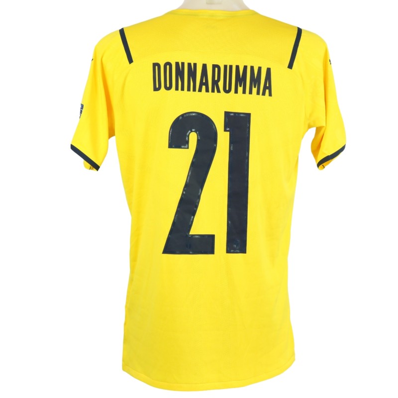 Donnarumma's Match-Issued Shirt, Italy vs England 2021