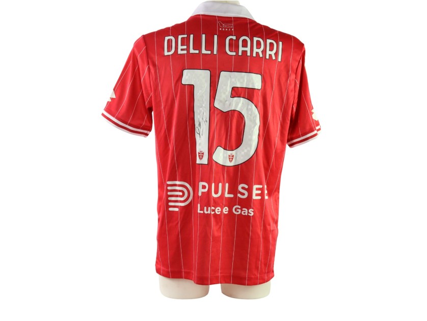 Maglia Delli Carri Unwashed Virtus Entella vs Monza, 2026 - Autografata