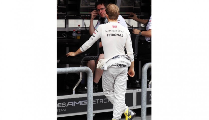 Nico Rosberg's Worn and Signed Mercedes Undersuit 