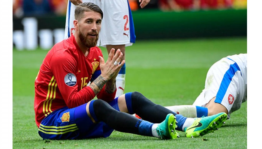 Maglia ufficiale Sergio Ramos Spagna, 2016/17
