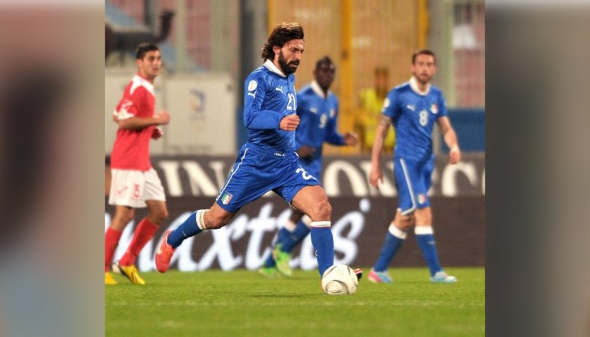 Pirlo's Italy Match Shirt, FIFA World Cup Qualifiers 2014