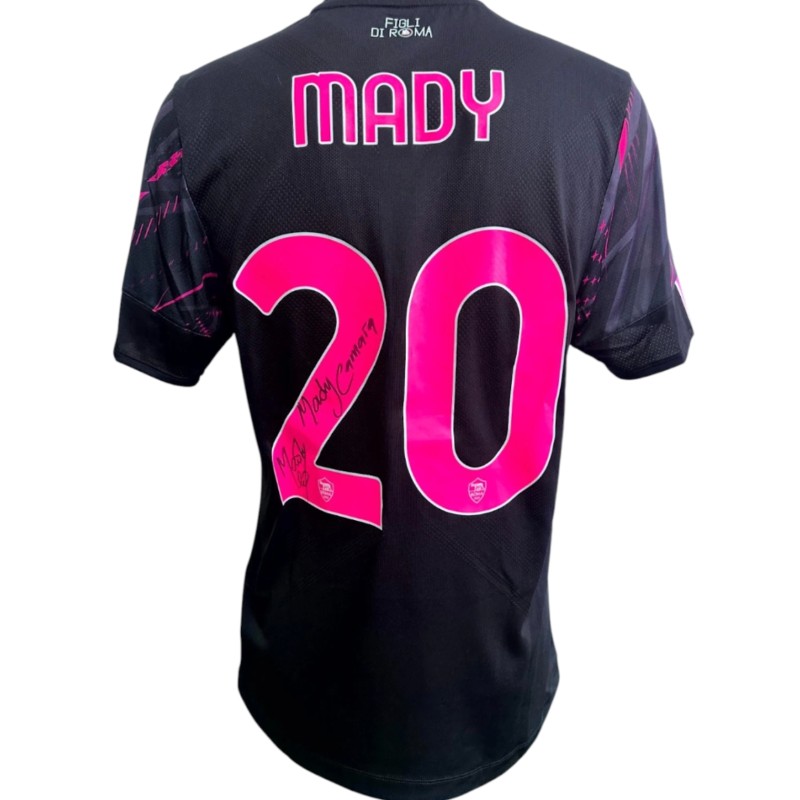 Mady's Roma Signed Match-Issued Shirt, 2022/23