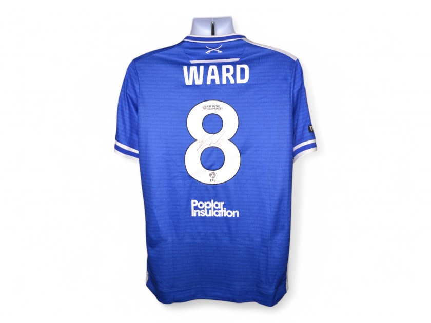 Ward's Bristol Rovers Emirates FA Cup Signed Match Worn Shirt, vs Weston Super Mare