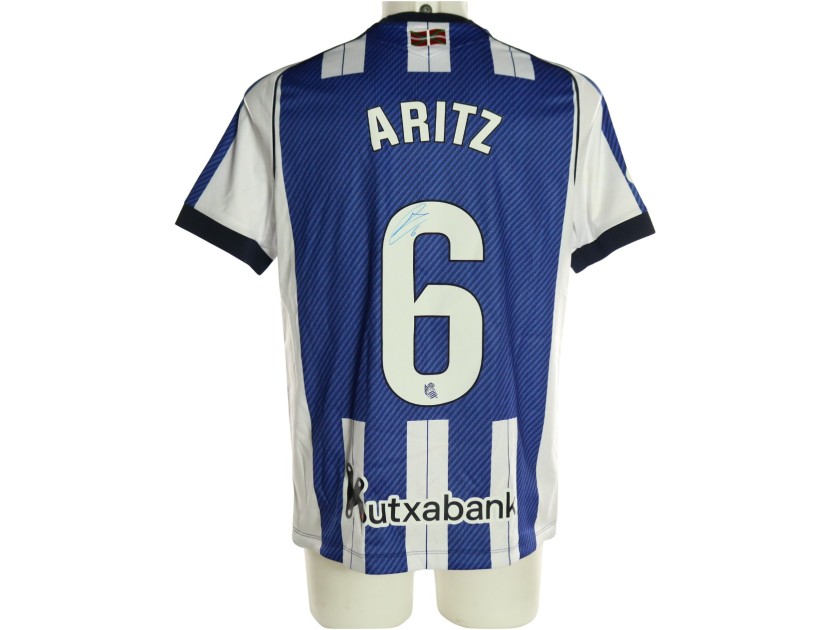 Aritz's Signed Unwashed Shirt, Real Sociedad vs Real Betis 2026