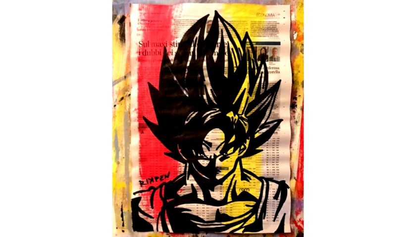 "Goku" Original Board by Riccardo Penati