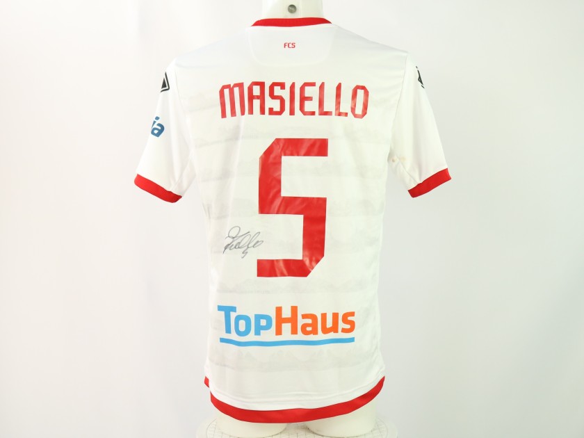 Masiello's Signed Unwashed Shirt, Sudtirol vs Cremonese 2024