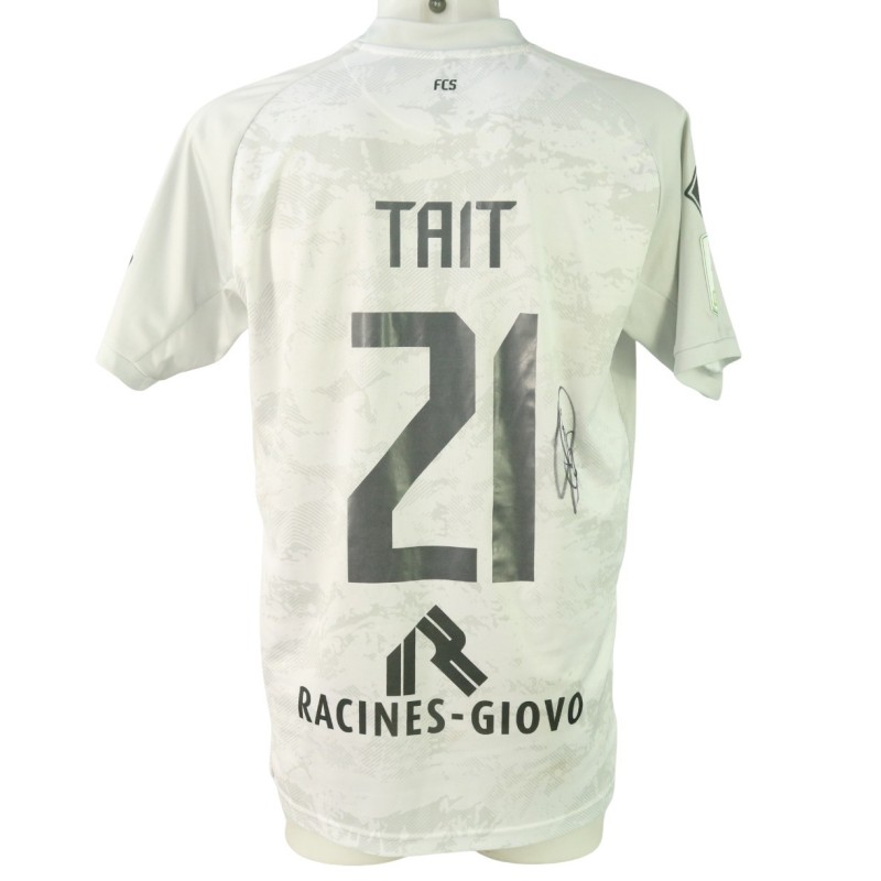 Tait's Signed Unwashed Shirt, Cosenza vs Südtirol 2024