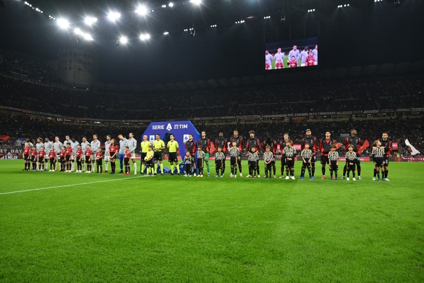 Take the field as Mascot at the match - Milan vs Juventus in Serie A