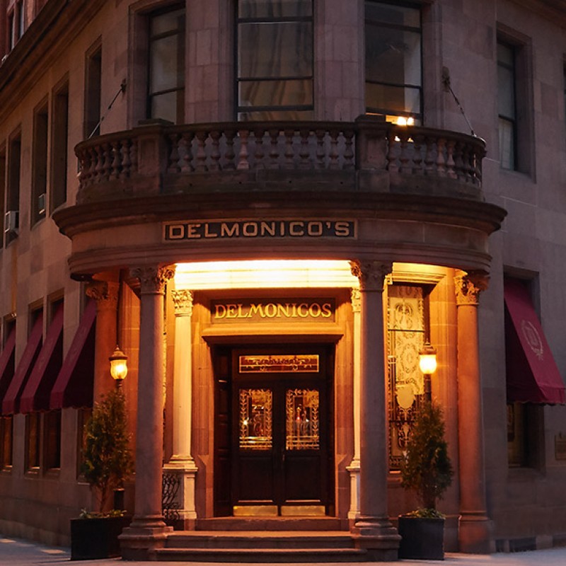 Dinner at Delmonico's in NYC