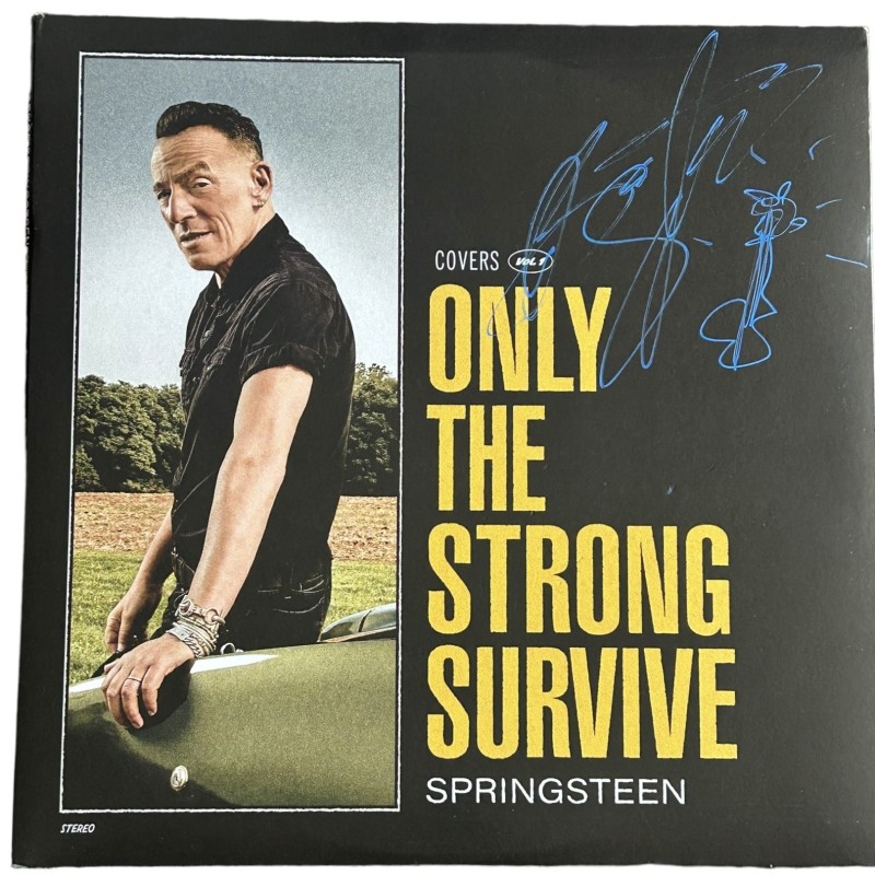 Bruce Springsteen ha firmato l'LP in vinile "Only The Strong Survive".
