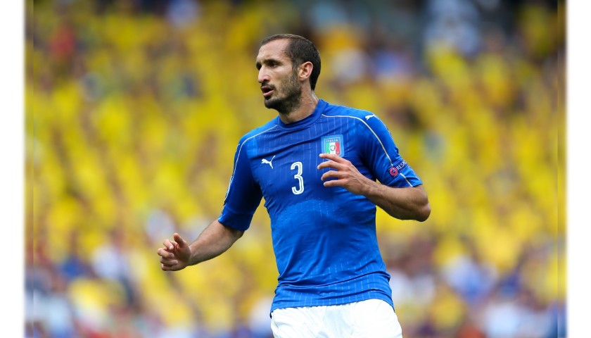 Chiellini's Match Shirt, Italy-Sweden - Euro 2016