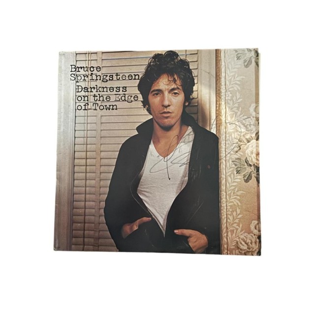 Bruce Springsteen firmato Darkness On The Edge Of Town Vinyl LP