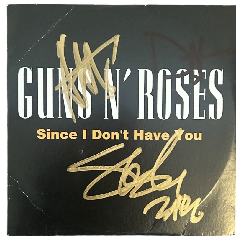 CD autografato dei Guns N' Roses