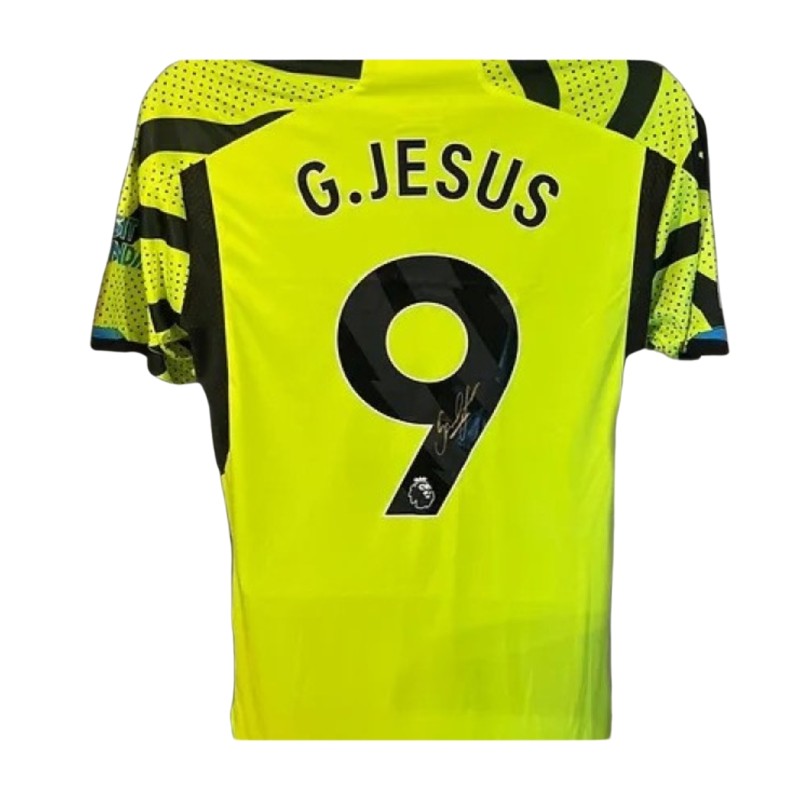 Framed Gabriel JESUS of Arsenal Signed Shirt Jersey Autographed