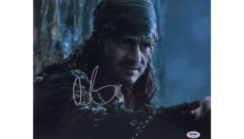 Orlando Bloom Signed "Pirates of The Caribbean" Photograph