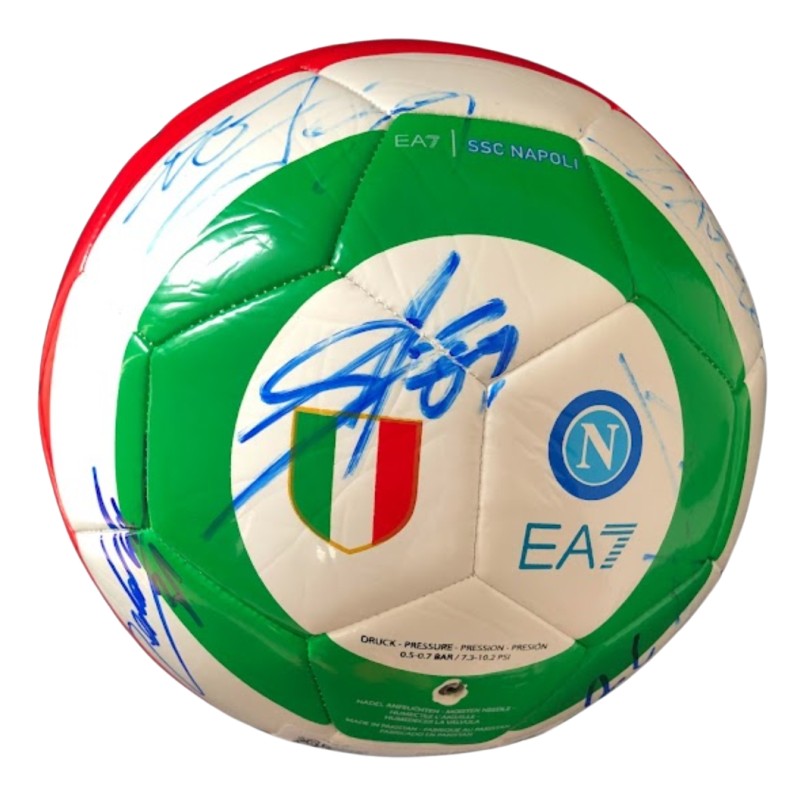 Pallone ufficiale Napoli, 2023/24 - Autografato dai giocatori
