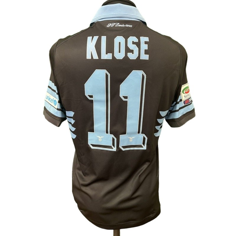 Maglia Klose Lazio, preparata 2015/16 - Patch "Danke Miro"