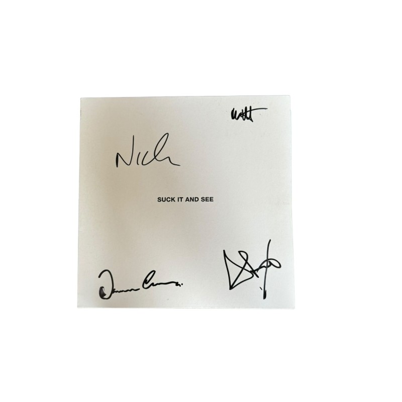 Vinile 12" firmato "Suck It And See" degli Arctic Monkeys