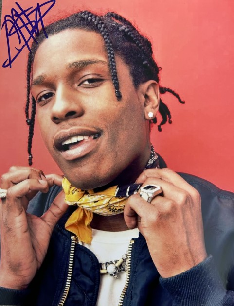 ASAP ROCKY Signed Photograph