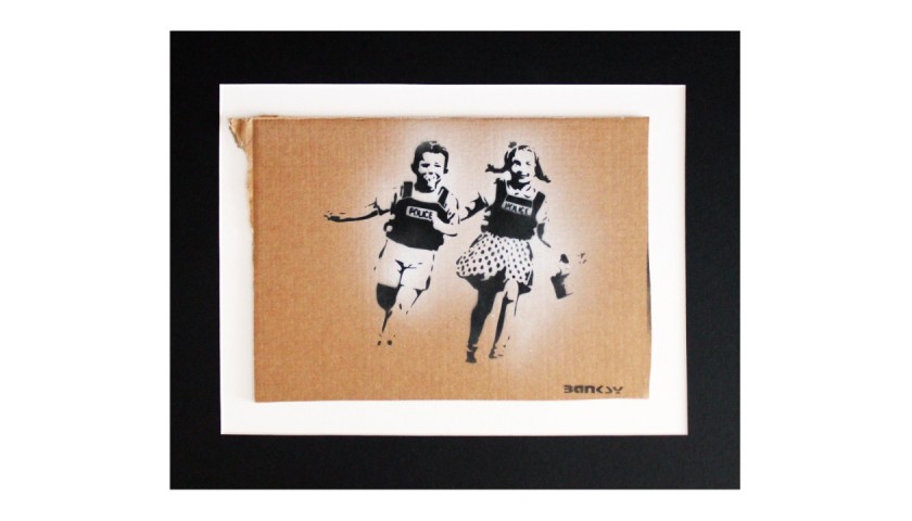 Banksy Dismaland - Rare Numbered Stencil