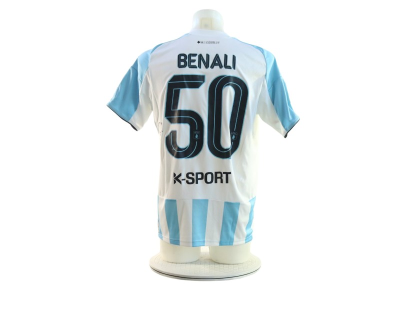Benali's Signed Unwashed Shirt, Reggiana vs Virtus Entella 2025