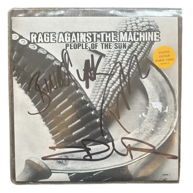 Vinile 45 firmato dai Rage Against The Machine