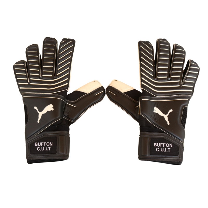 Buffon's Puma Match-Issued Gloves, 2016/17