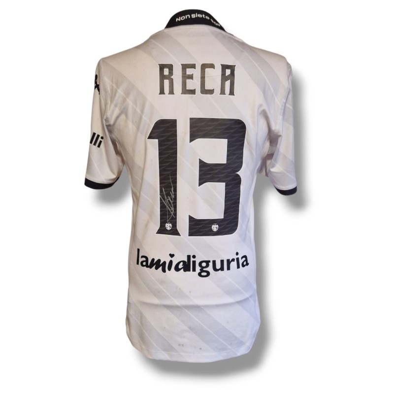 Arkadiusz Reca's Spezia Signed Match Worn Shirt 