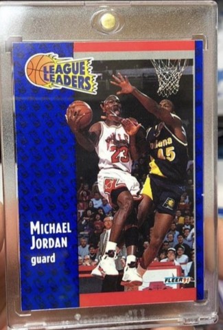 Michael Jordan Signed NBA Trading Card