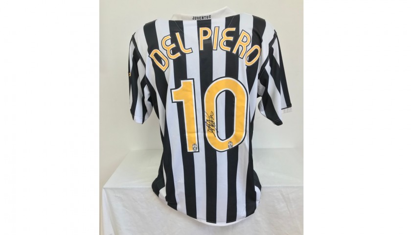 Del piero sale signed jersey