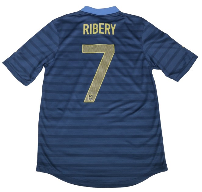 Ribery's Match-Issued Shirt, France vs Australia 2013