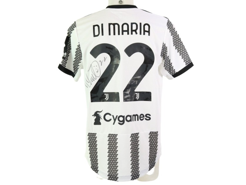 Di Maria's Juventus Signed Match Shirt, 2022/23 Special Sponsor