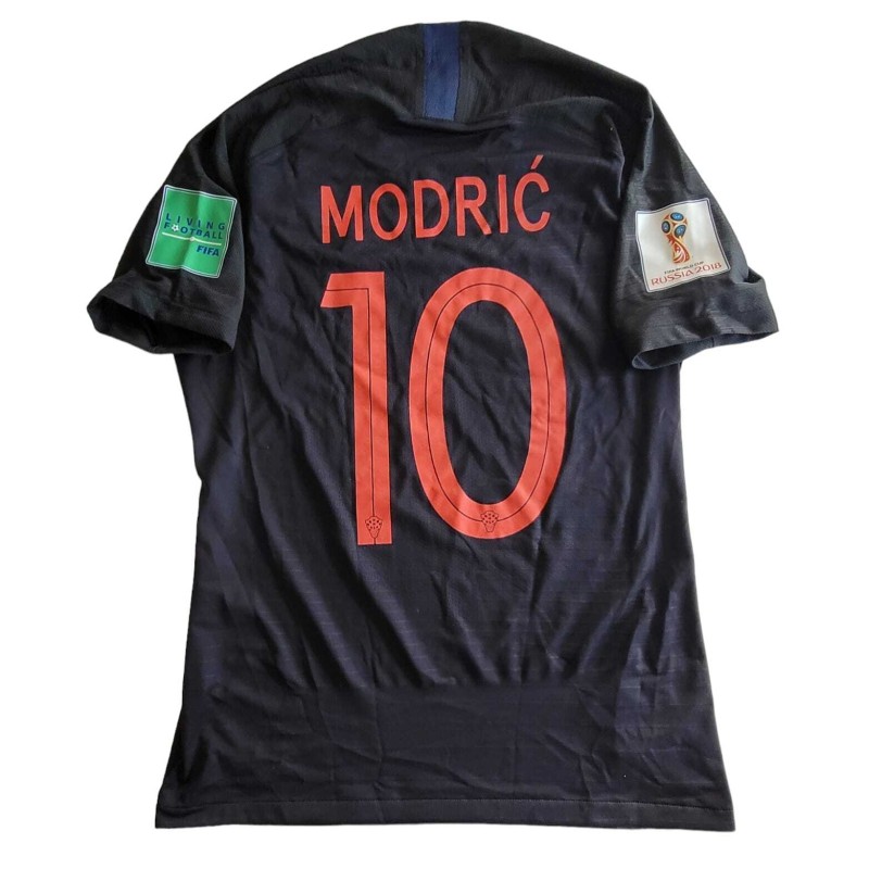 Modric's Match Signed Shirt, Argentina vs Croatia 2018