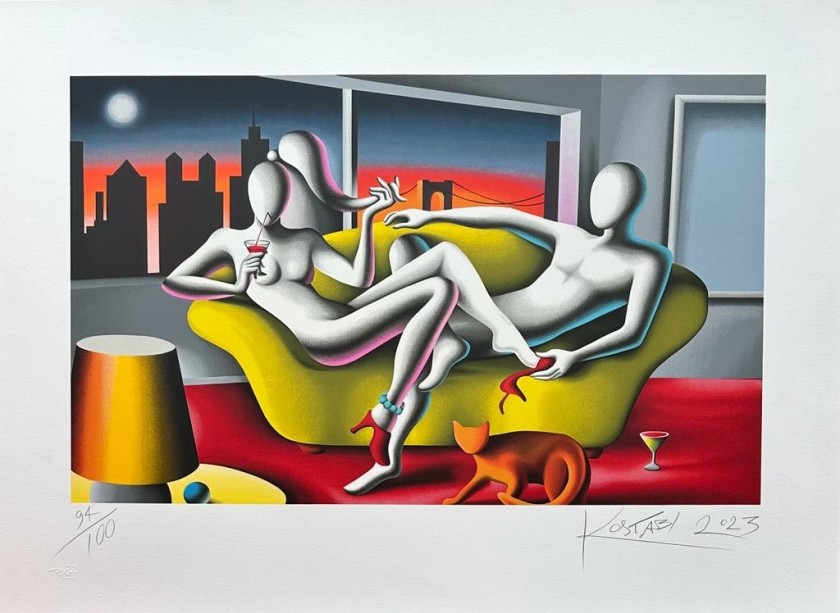 "Perfection at Twilight" by Mark Kostabi