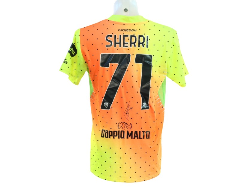 Sherri's Signed Unwashed Shirt, Genoa vs Cagliari 2024